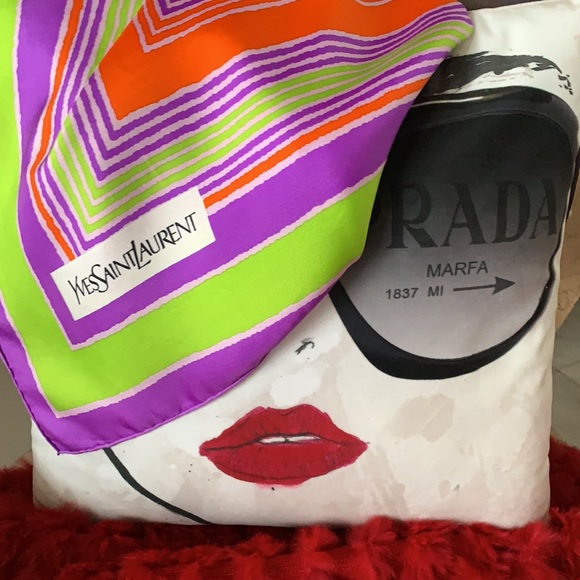 Yves Saint Laurent Accessories - Yves Saint Laurent~YSL Silk Scarf/Wrap